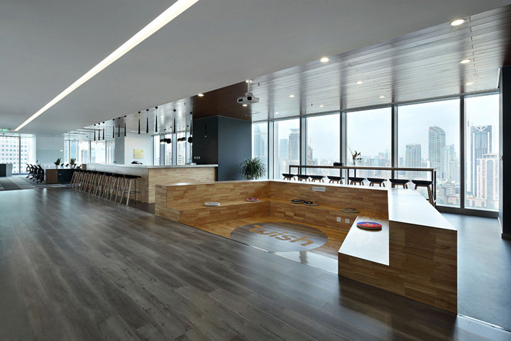 中西合璧 跨境電商平臺(tái)Wish上海辦公設(shè)計(jì)欣賞