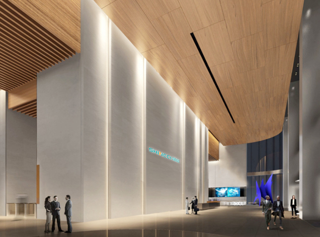 晟啟環(huán)?？偛哭k公大樓設(shè)計(jì)裝修